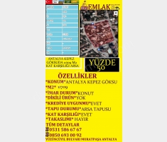 ANTALYA KEPEZ GÖKSU DA 11709 M2 KAT KARŞILIĞI ARSA... ANTALYA KEPEZ GÖKSU DA 11709 M2 KAT KARŞILIĞI ARSA...