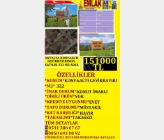 ANTALYA KONYAALTI GEYİKBAYIRINDA SATILIK 322 M2 KO... ANTALYA KONYAALTI GEYİKBAYIRINDA SATILIK 322 M2 KO...